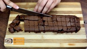 Schoko-Brownie-Dessert mit Himbeeren Rezept - Zubereitung Schritt 3