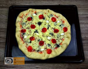 Floras Pizza Rezept - Zubereitung Schritt 4
