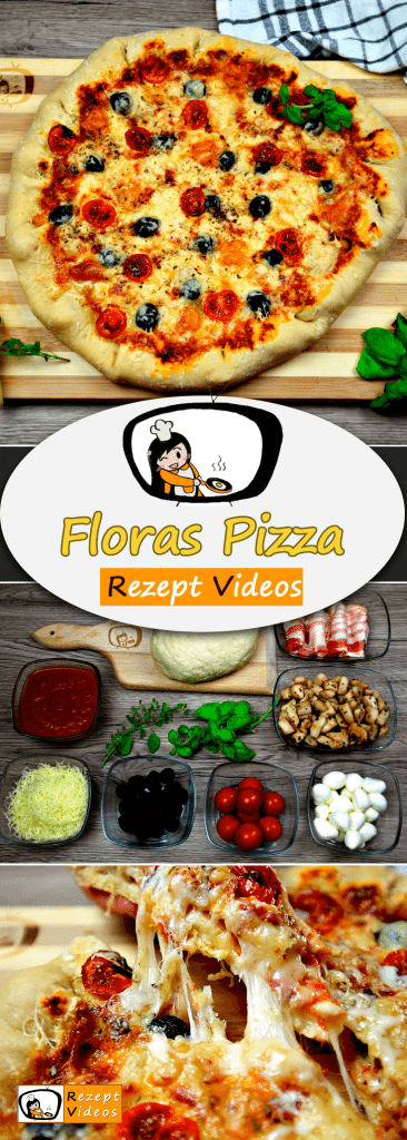 Floras Pizza, Rezept Videos, einfache Rezepte, Pizza Rezepte, Partyfood, Fingerfood, Party Rezept, Mittagessen Rezept, leckere Rezepte