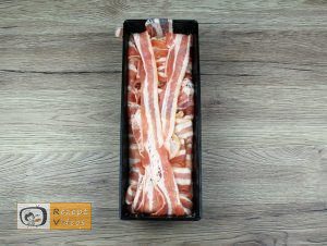 Hähnchenbrust mit Bacon und Käse in Rehrückenform gebacken Rezept - Zubereitung Schritt 7