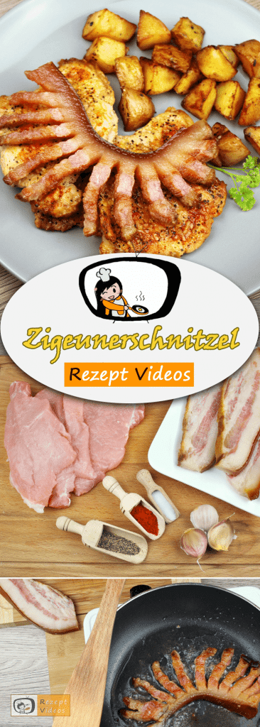 Zigeunerschnitzel, Rezept Videos, einfache Rezepte, Fleischrezepte, leckere Rezepte