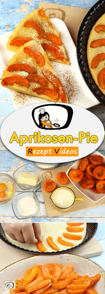 Aprikosen-Pie, Kuchen, Rezeptvideos, einfache Rezepte, Kuchenrezepte, leckere Rezepte