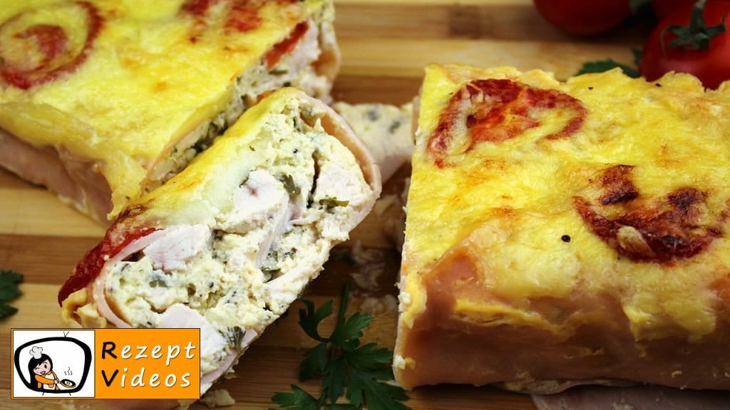 Frühlings-Hähnchenroulade Rezept mit Video - einfache Rezepte