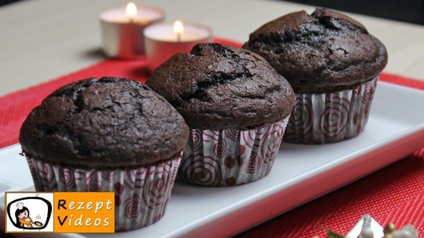 Kakao-Muffins-Grundrezept Rezept mit Video - Weihnachten Backrezepte