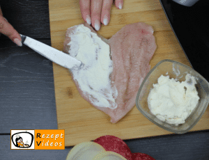 Bacon gefüllte Hähnchenbrust mit Barbecuesauce Rezept - Zubereitung Schritt 3