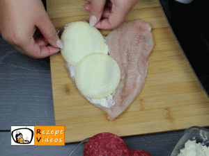 Bacon gefüllte Hähnchenbrust mit Barbecuesauce Rezept - Zubereitung Schritt 4