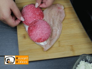 Bacon gefüllte Hähnchenbrust mit Barbecuesauce Rezept - Zubereitung Schritt 5