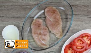Hähnchenbrust mit Mozzarella und Tomaten Rezept Zubereitung Schritt 6
