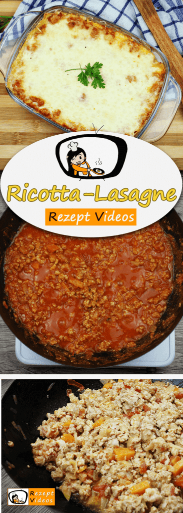 Ricotta-Lasagne, Rezept Videos, Rezeptideen, schnelle Gerichte einfache Gerichte, schnelle Rezepte, kochen, backen, einfache Rezepte, Lasagne Rezept,