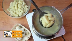 Knoblauch-Gnocchi mit Käsesoße Rezept - Zubereitung Schritt 4