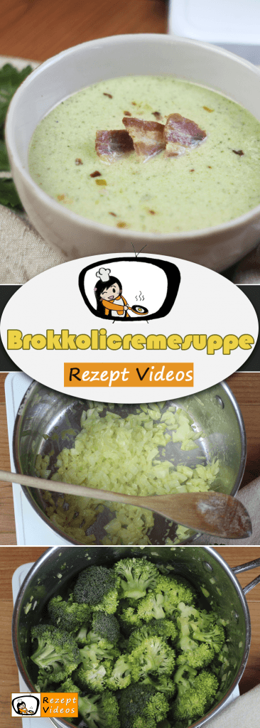 Brokkolicremesuppe, Rezept Videos, einfache Rezepte, schnelle Rezepte, einfache Gerichte, Gemüsesuppe, Suppenrezept