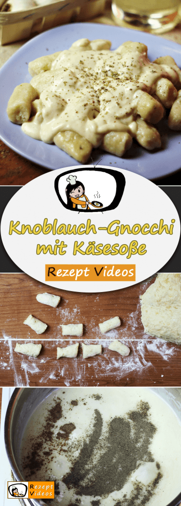 Knoblauch-Gnocchi mit Käsesoße Rezept Videos, einfache Rezepte, schnelle Rezepte, einfache Gerichte,