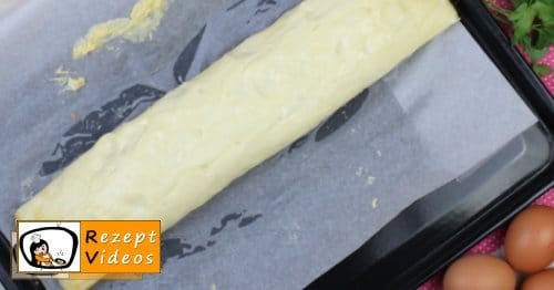 Käseröllchen mit Ei und Schinken Rezept Zubereitung Schritt 10