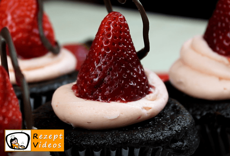 Liebes-Cupcakes  Rezept Zubereitung Schritt 12