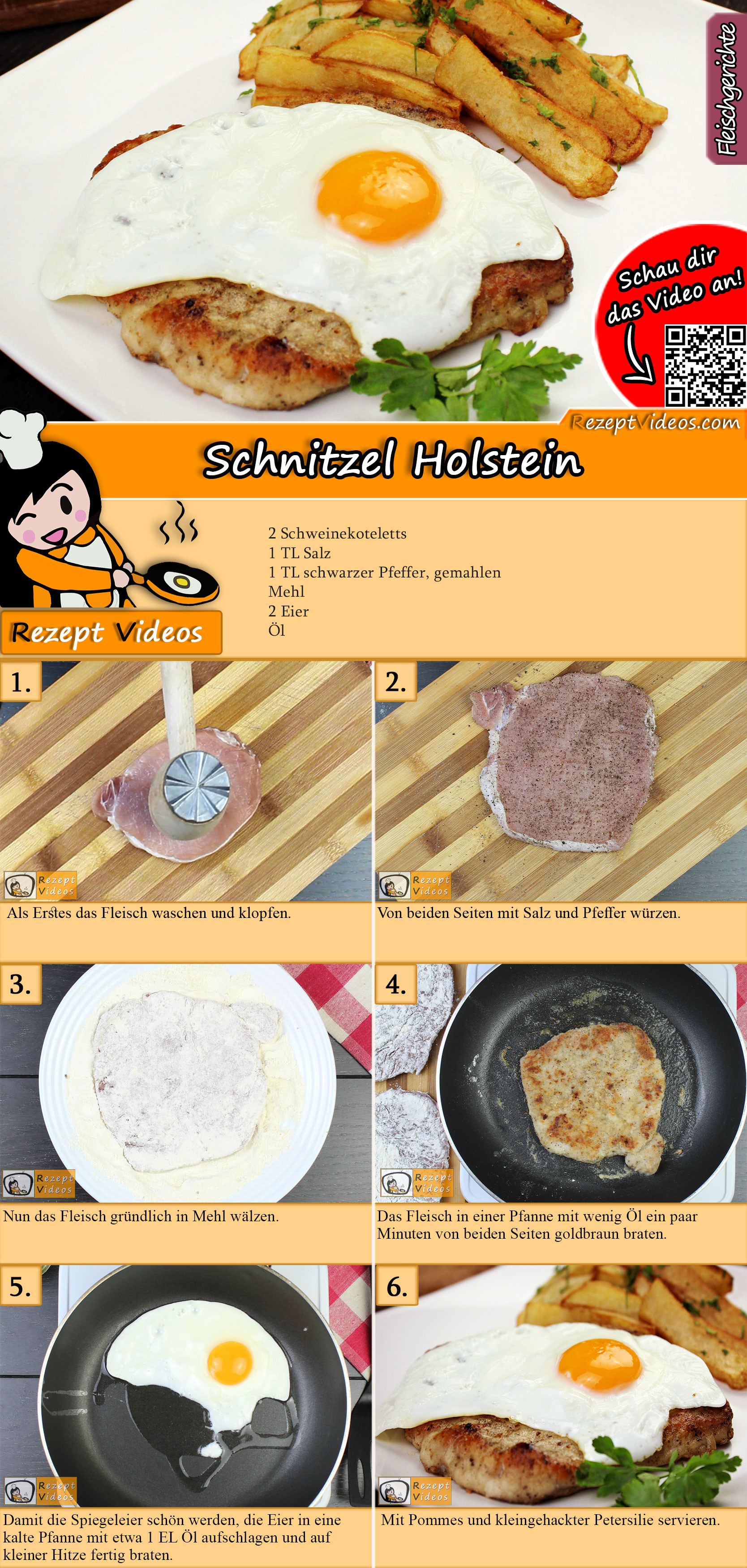 Schnitzel Holstein Rezept mit Video