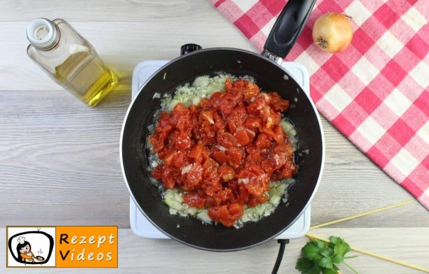Tomaten-Makkaroni aus dem Ofen Rezept - Zubereitung Schritt 3