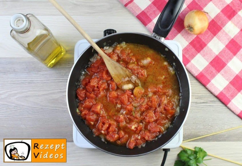 Tomaten-Makkaroni aus dem Ofen Rezept - Zubereitung Schritt 4