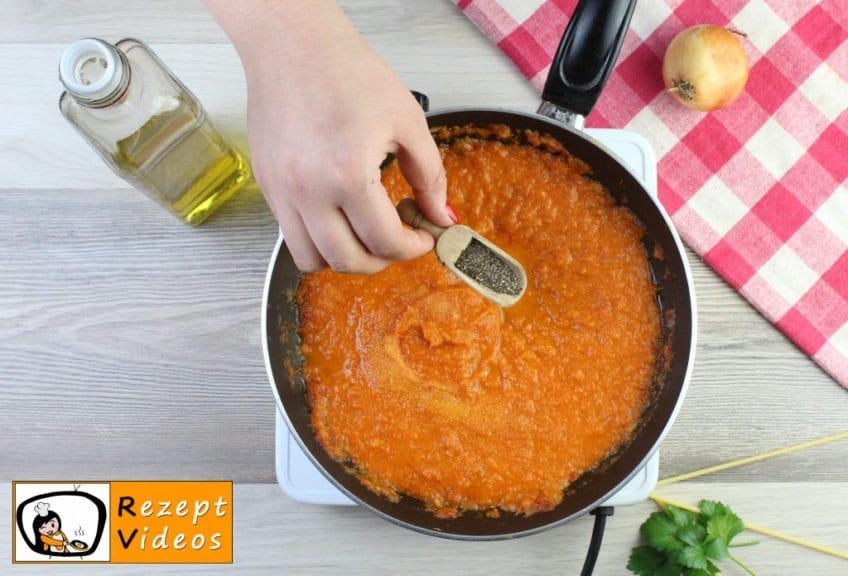 Tomaten-Makkaroni aus dem Ofen Rezept - Zubereitung Schritt 6