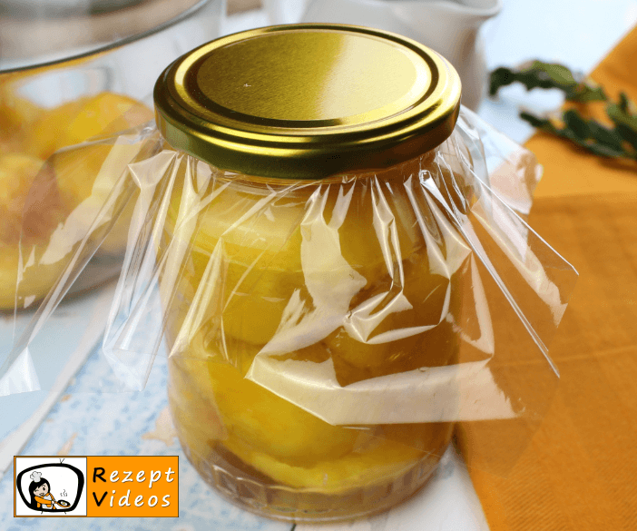 Eingemachte Pfirsiche Rezept - Zubereitung Schritt 4