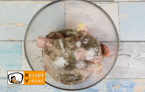 Nudelsuppe mit gebratenem Hähnchen Rezept - Zubereitung Schritt 1