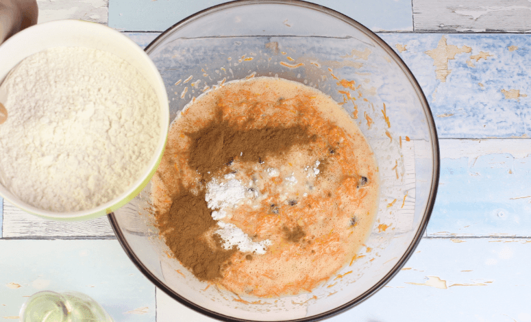 Leckerer Karottenkuchen Rezept - Zubereitung Schritt 3