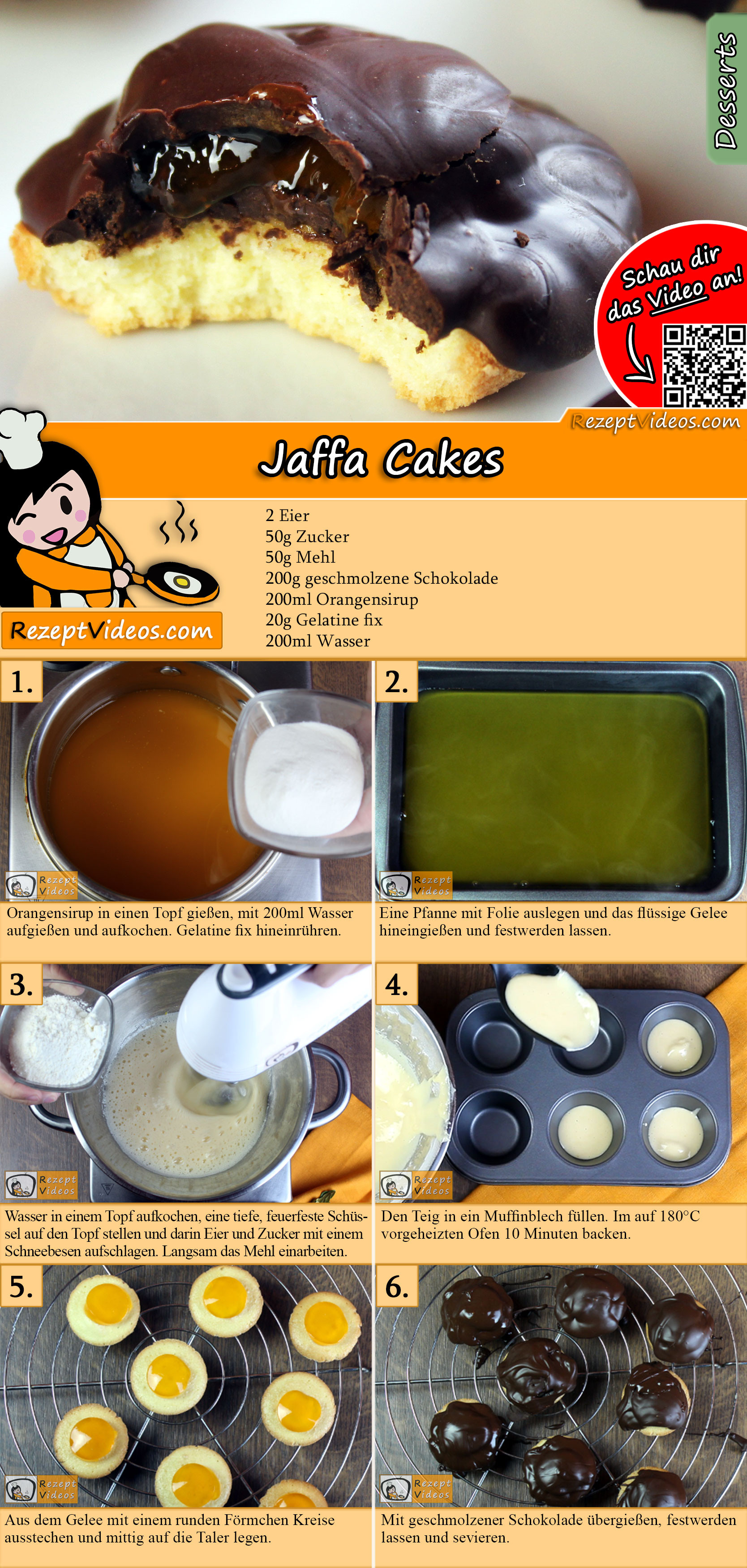 Jaffa Cakes Rezept mit Video