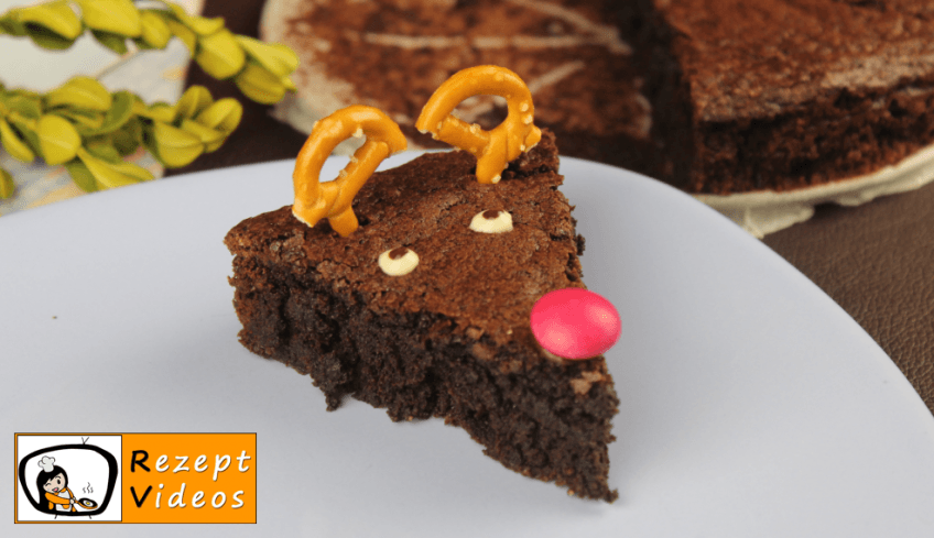 Rentier-Brownies Rezept - Zubereitung Schritt 8